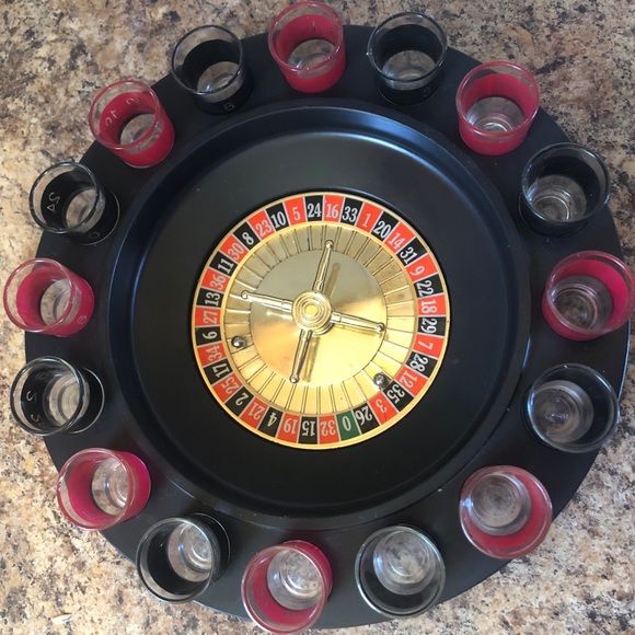 Other - Shot glass roulette drinking game